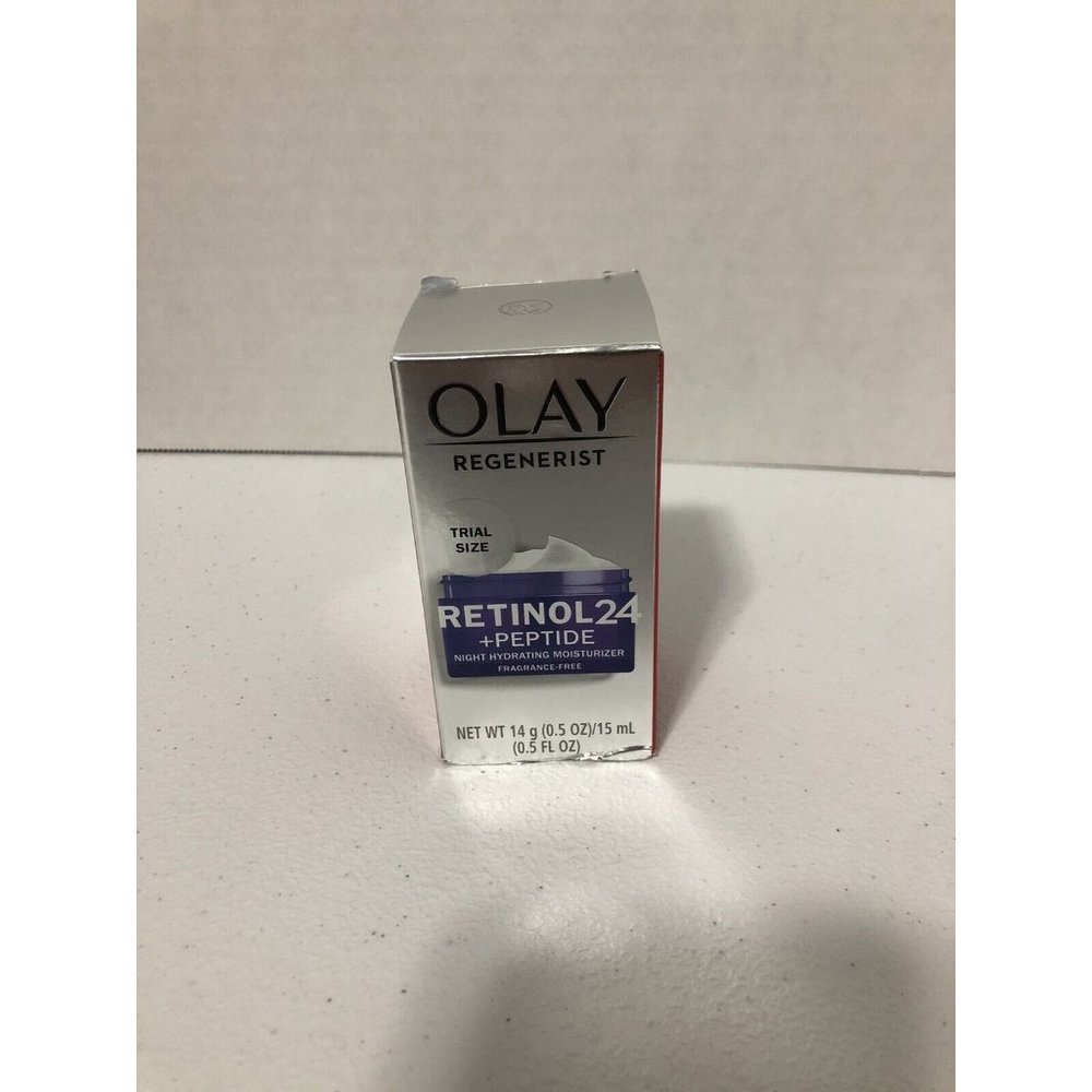 NEW Olay Regenerist Retinol 24 Night Facial Moisturizer Fragrance-Free, 0.5 OZ